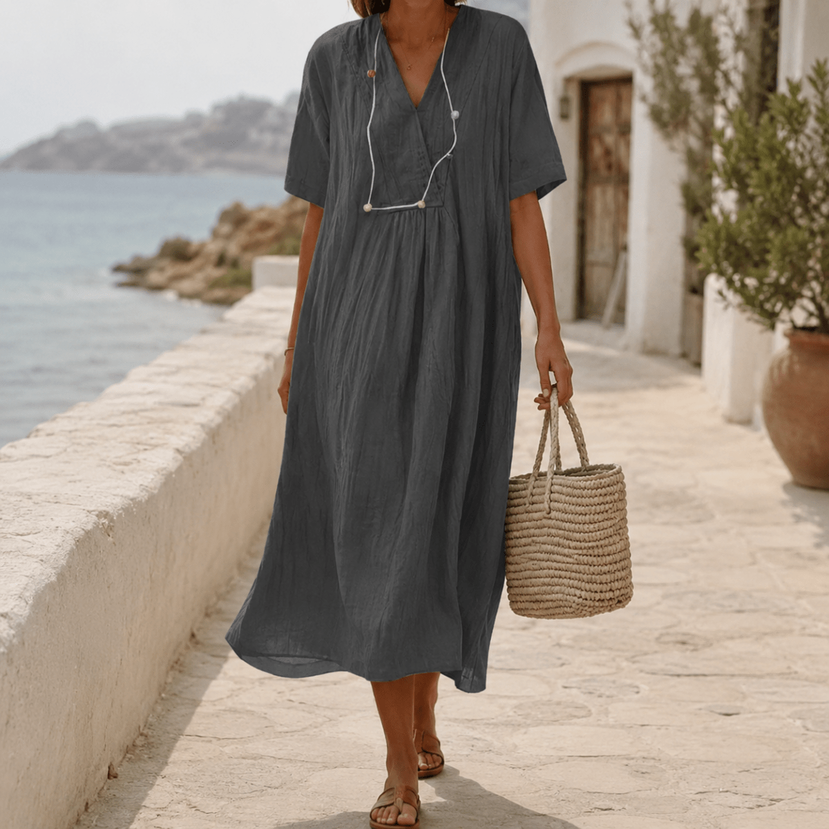 Ariadress Flowing Summer Dress With Light Everyday Comfort