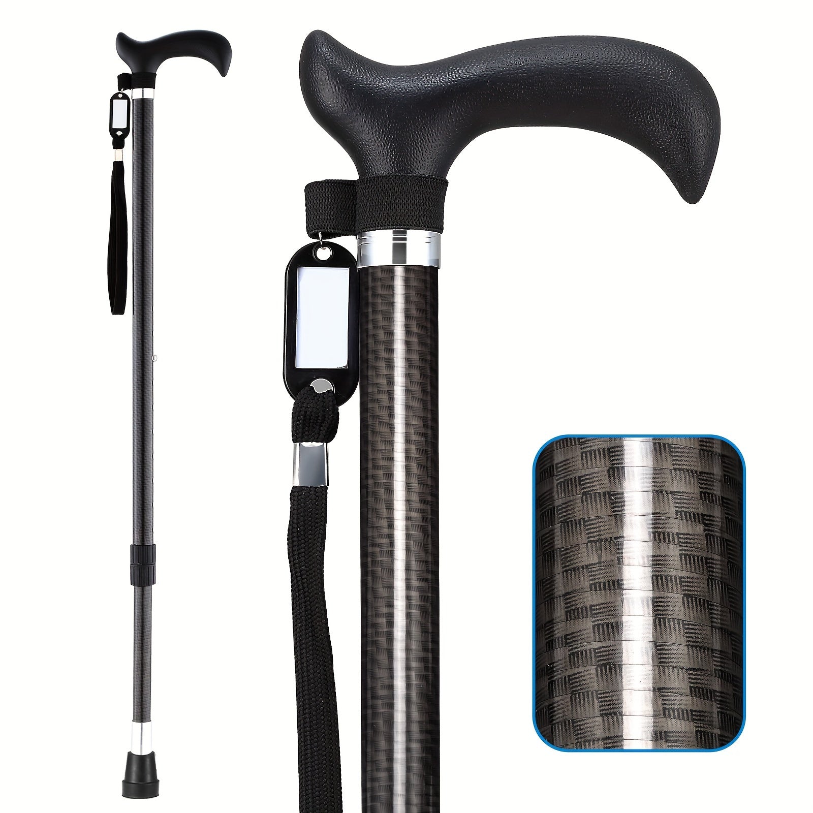 AeroStride Carbon Vandrestav – Ultra Let og Højdejusterbar
