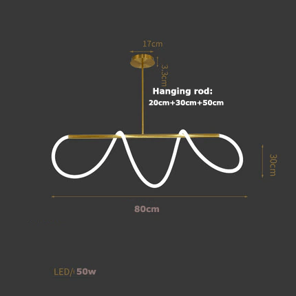 Lampe im nordischen Minimalismus-Stil | Orntli