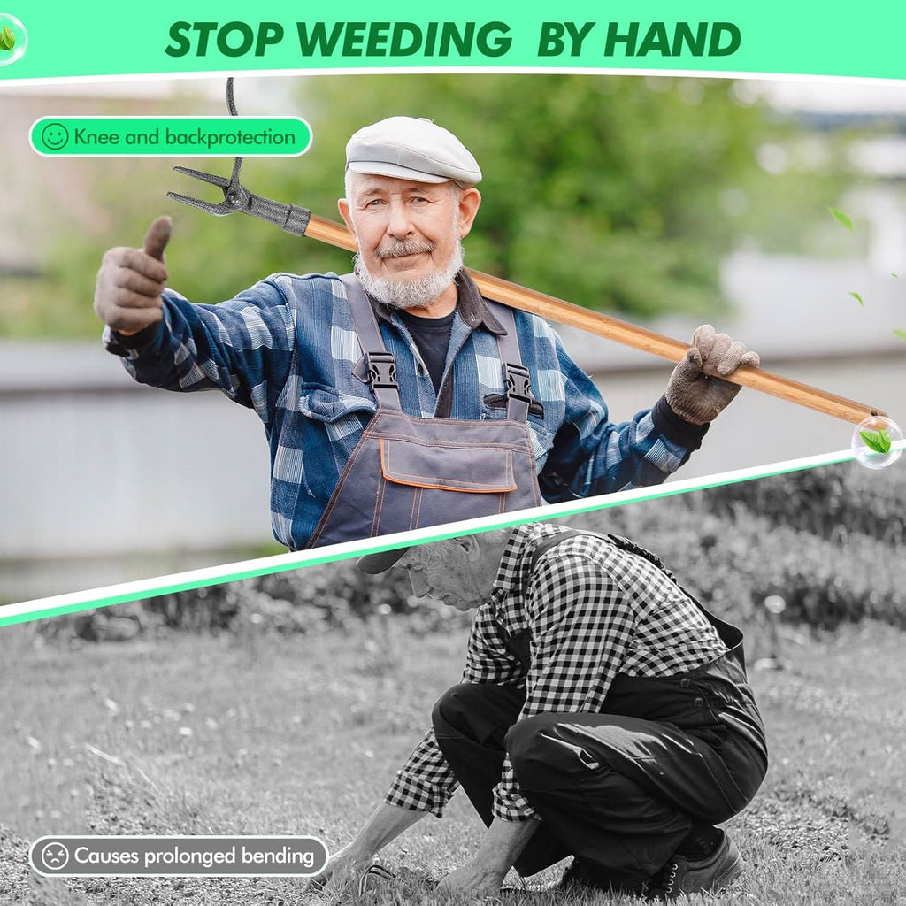 GraspWeed Pro ergonomisk hageukruddsverktøy for gartnere Enkel rotfjerning