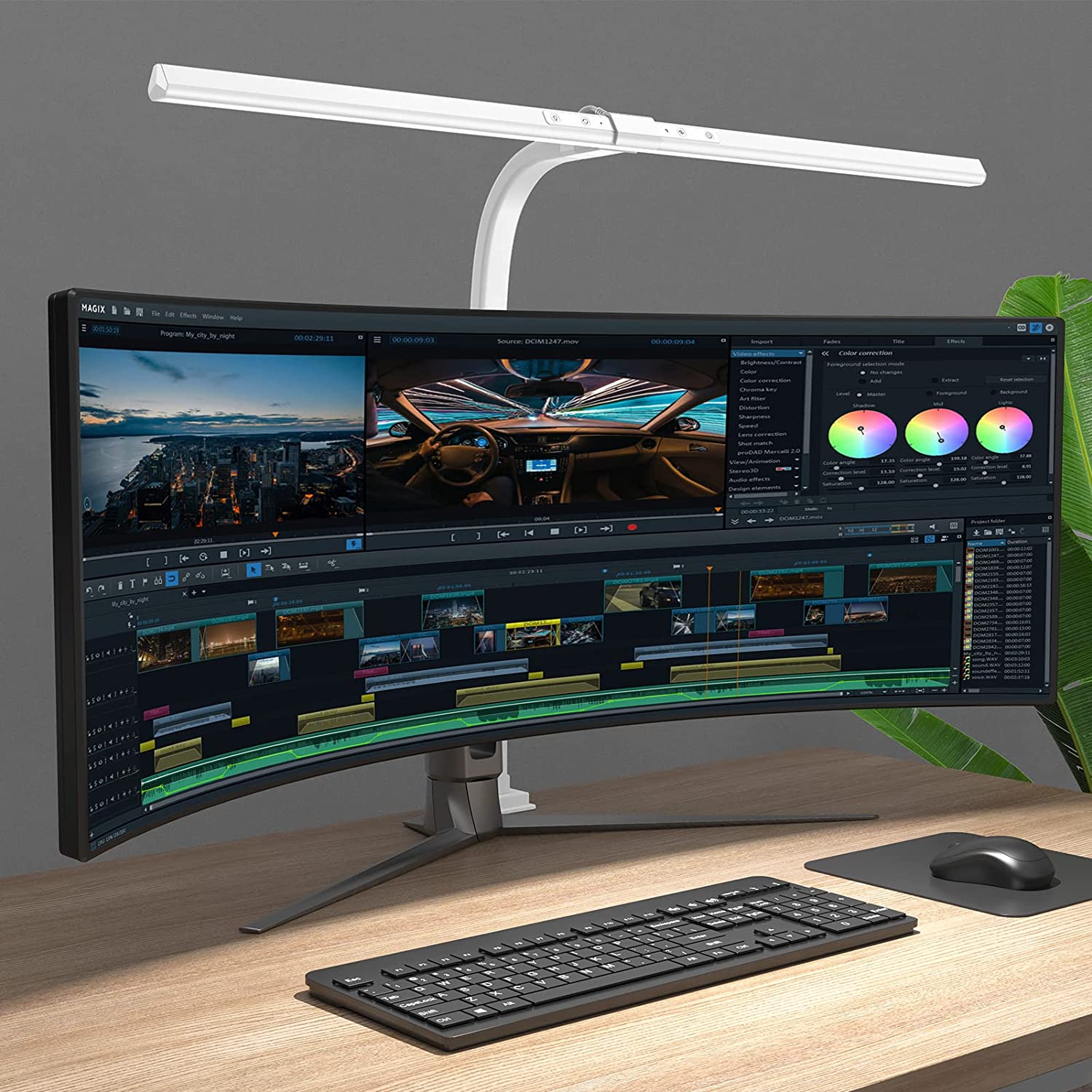 Architect Clamp Schreibtischlampe – Moderne LED-Beleuchtung für effizientes Arbeiten im Home Office