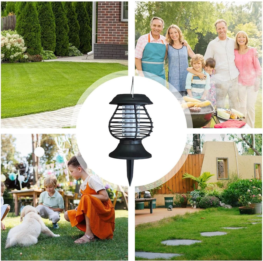 Lâmpada Solar Anti-Mosquitos LumaGuard Repelente de Insetos Infravermelho para Exterior e Jardim