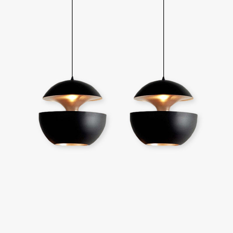 NexaLum Modern LED Pendant Light In Black And White