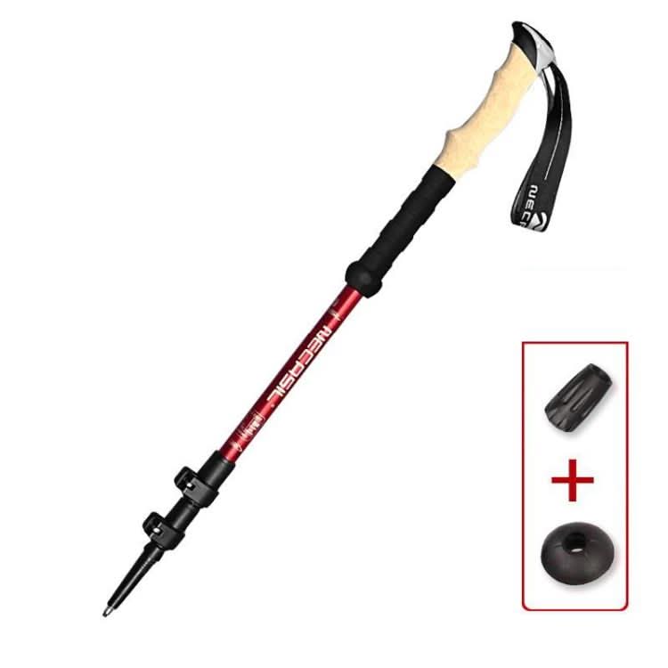 Bastões de Trekking TrailPeak com Sistema Anti-Choque Ajustável para Caminhantes de Resistência