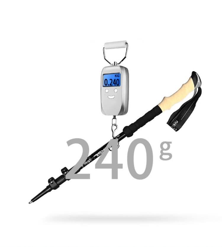 Bastões de Trekking TrailPeak com Sistema Anti-Choque Ajustável para Caminhantes de Resistência