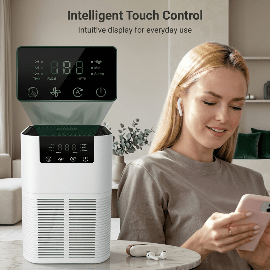 Tenax Pro Luftreiniger mit HEPA-Filter und Negativ-Ionen-Generator