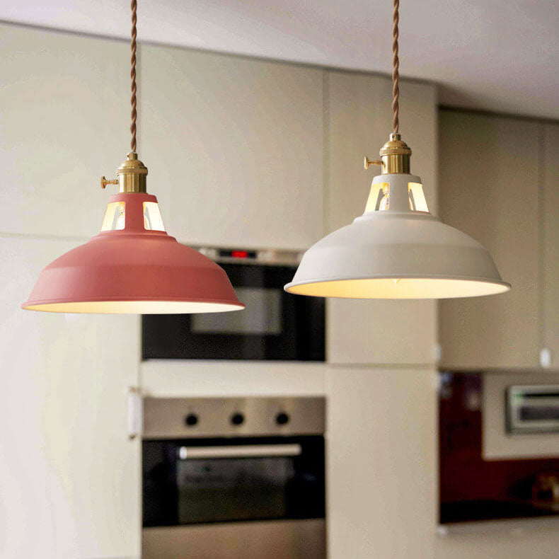 AuroraForge Colorful Barn Shade Pendant Lighting Fixture