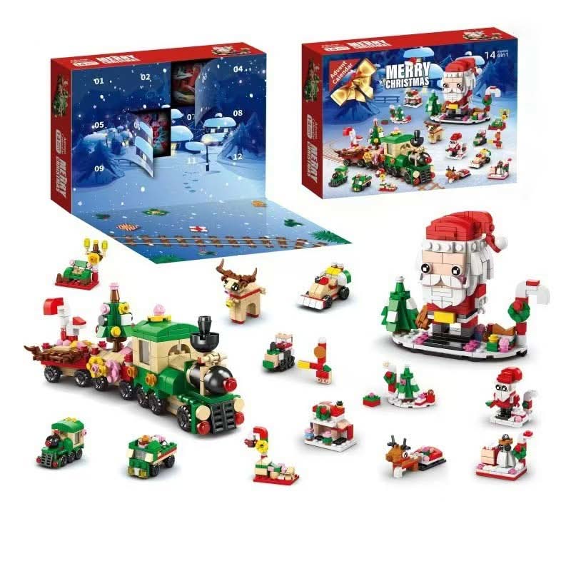 BrightBlocks adventi naptár gyerekeknek: 12 blokk egy ünnepi karácsonyfa díszítéséhez