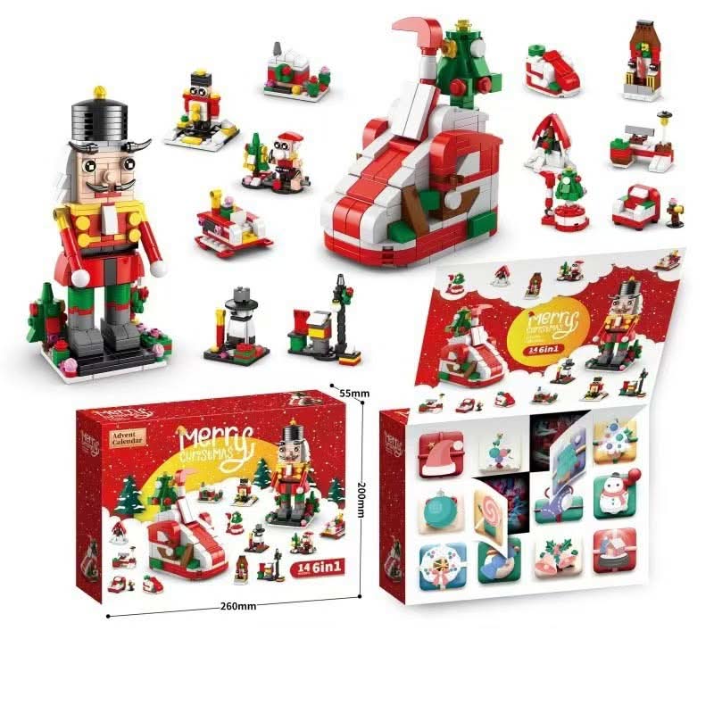 BrightCraft Adventní kalendář: Kreativní stavebnice na Vánoce pro děti od 6 let a výše