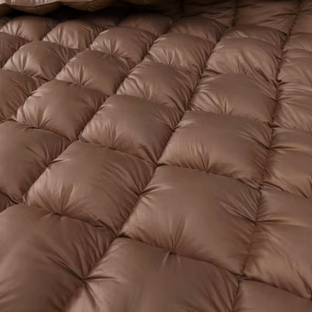 Orntli Liora Brown Goose Down Comforter Lightweight Luxury