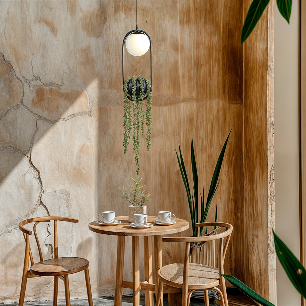 VerdiGlow Planter Wall Light for Indoor Greenery Display