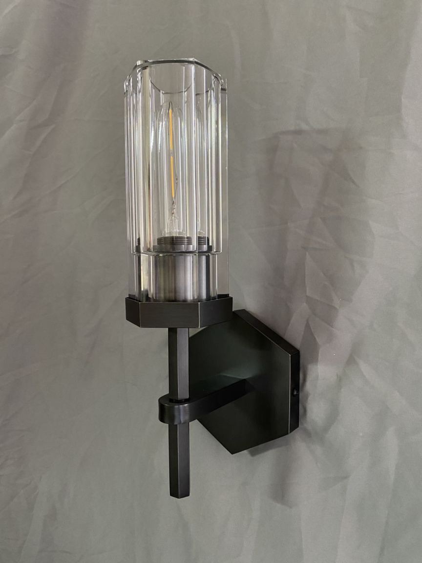 AI Lerb - Apliques de pared de lujo americano con pantallas de cristal LED