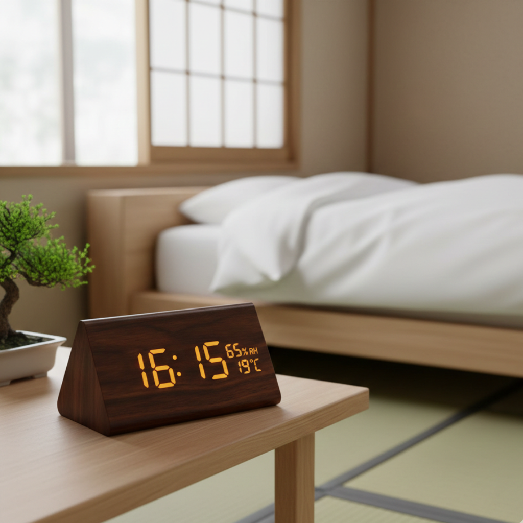 Alarm Clock With LED Display For Home Or Office Use
