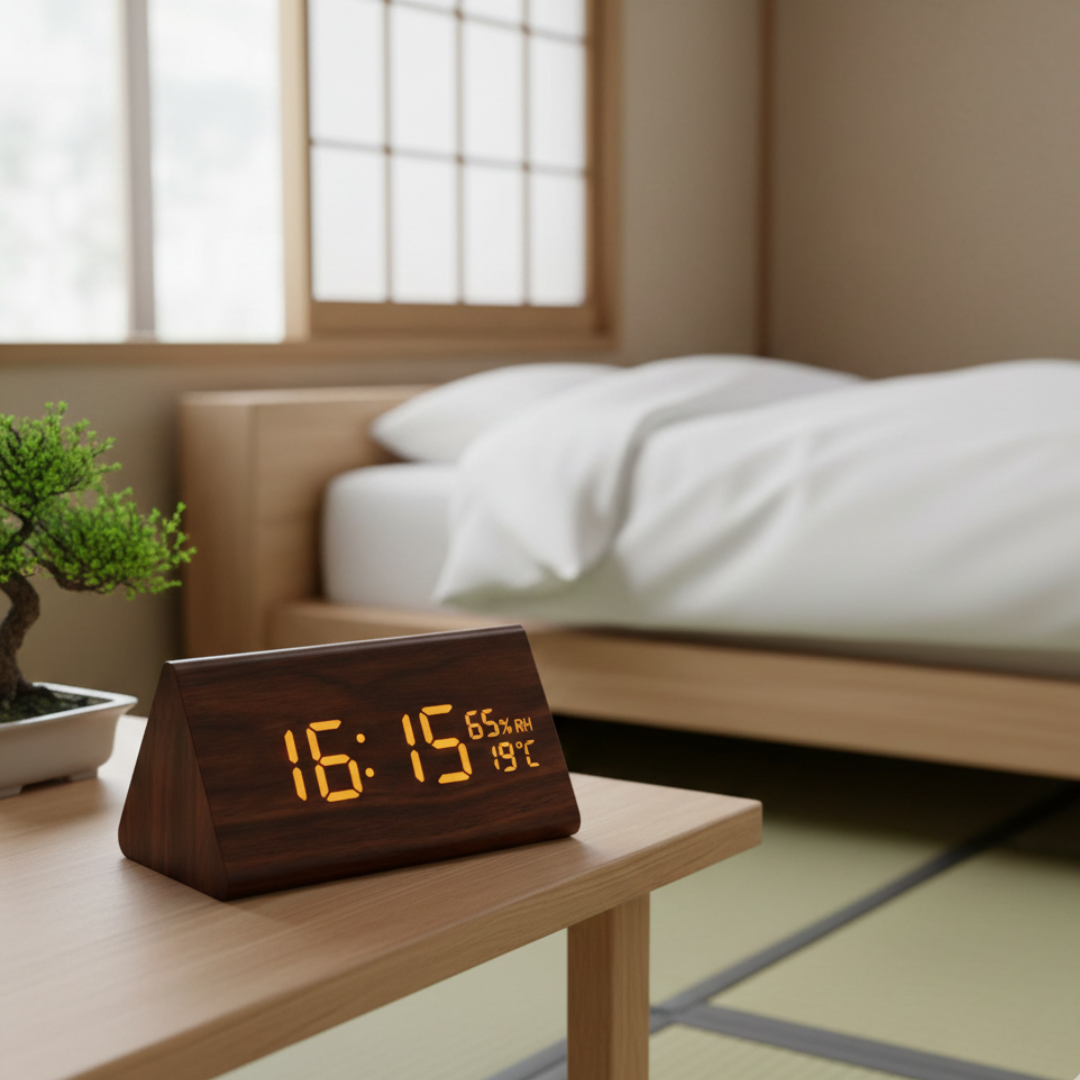 Alarm Clock With LED Display For Home Or Office Use