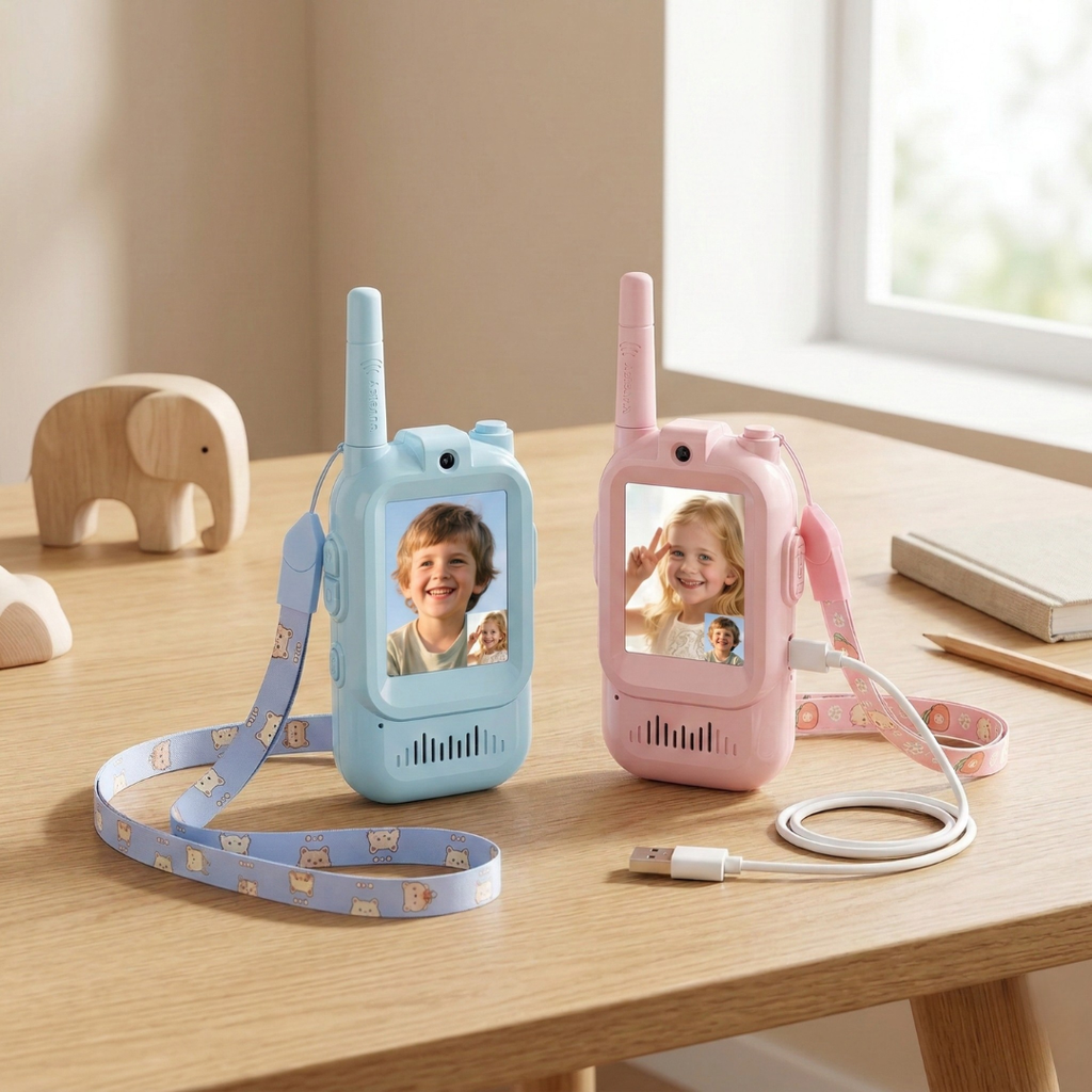 Video-fähige Walkie-Talkies für Kinder im Alter von drei bis sechs Jahren Spielzeit