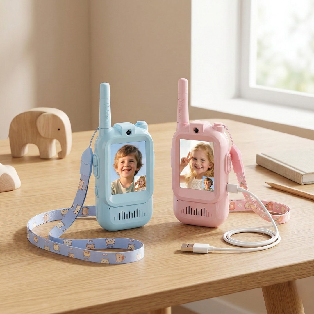 Video-fähige Walkie-Talkies für Kinder im Alter von drei bis sechs Jahren Spielzeit