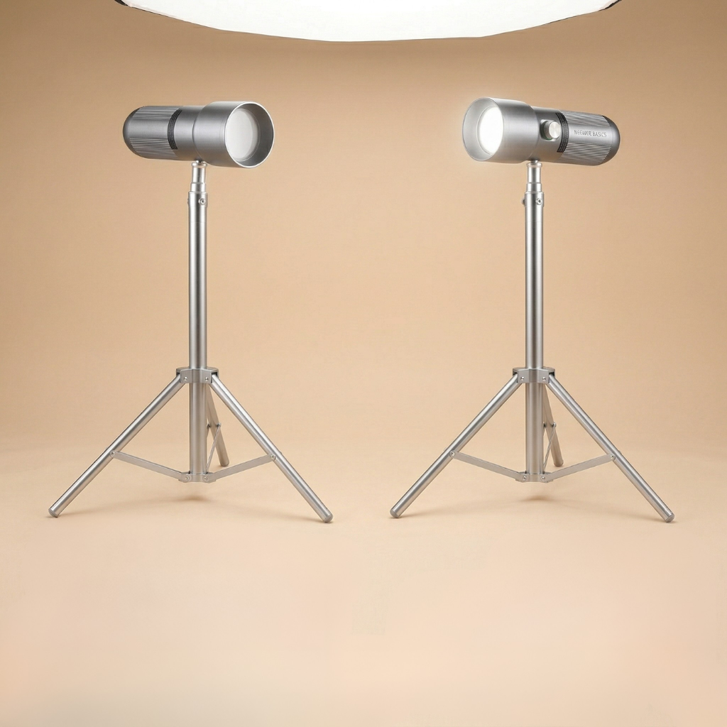 Fotografické světlo s RGB barvami a gobo filtry