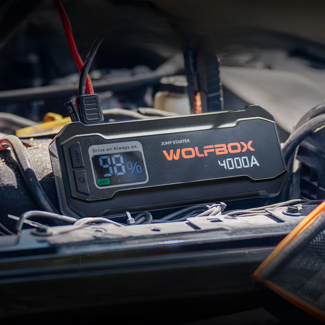 Portable Car Battery Jump Starter 4000A 24000mAh For Quick Vehicle Start