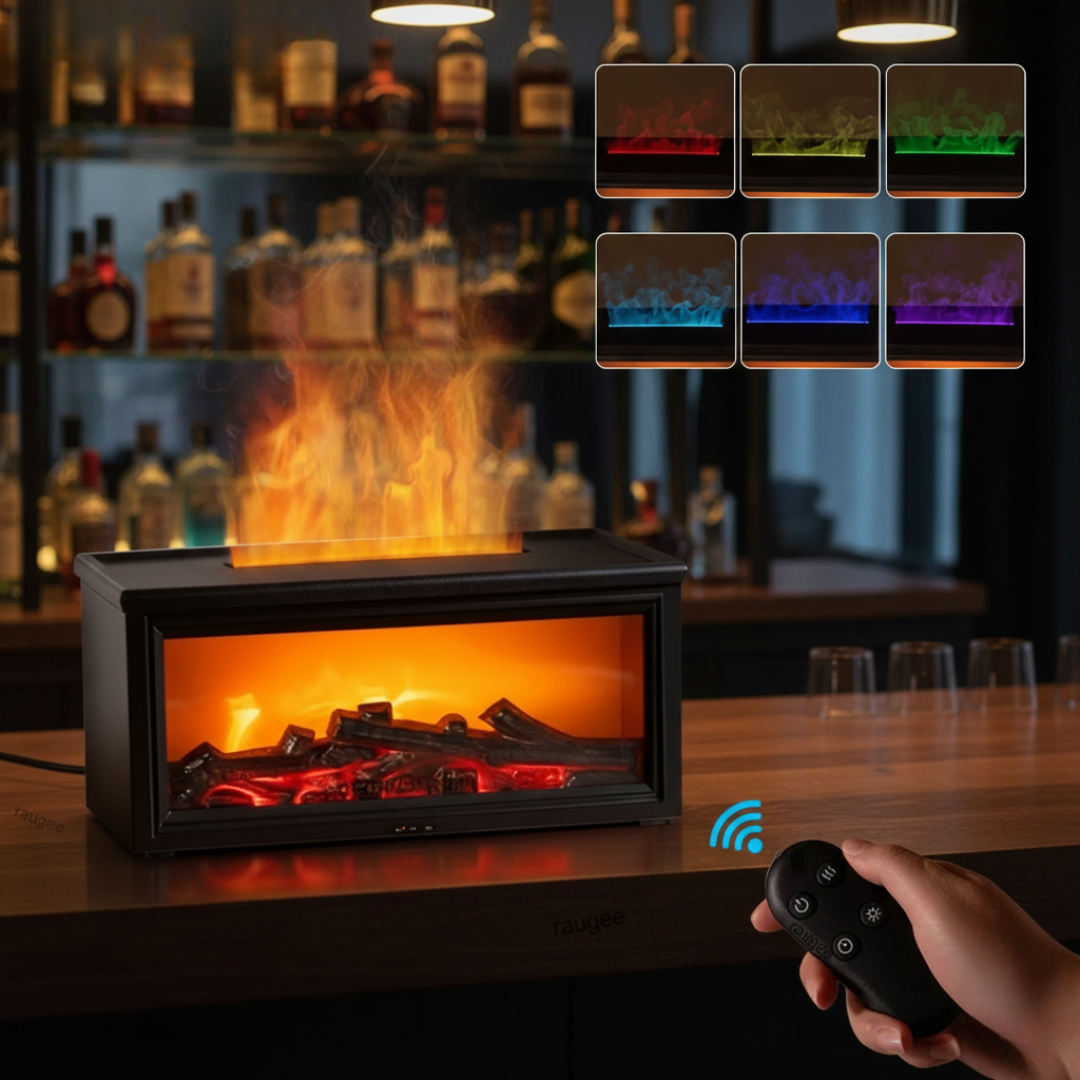 Flame Mist 2-In-1 Aroma Humidifier And Diffuser For Daily Home Use