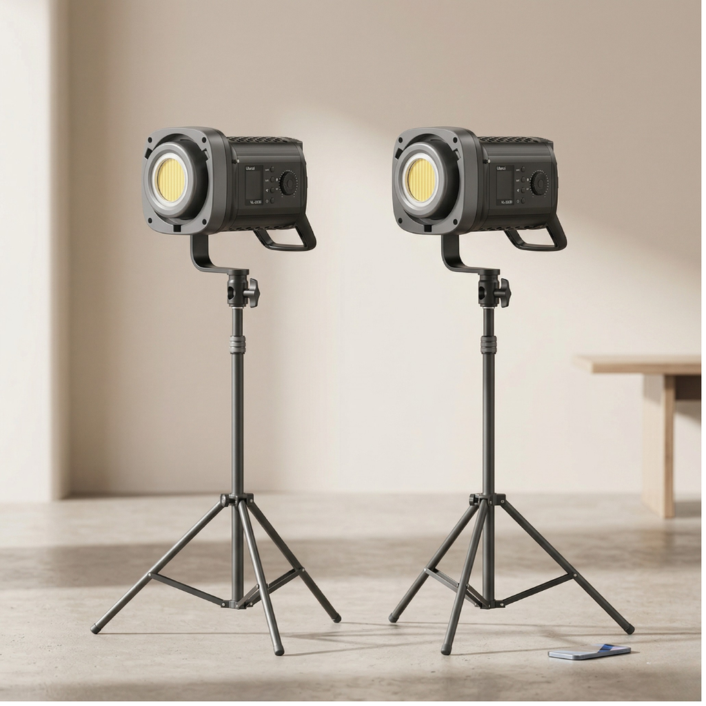 Ulanzi VL-200Bi 200W V-Mount Video-Beleuchtung für professionelles Livestreaming