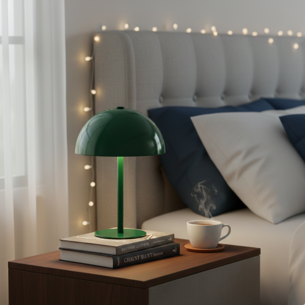 Ledningsfri LED-skrivebordslampe med genopladeligt batteri til fleksibel, moderne belysning | compagnien