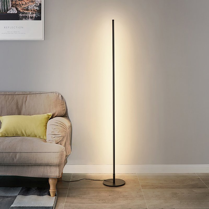 LumaArc LED-Stehlampe mit Fernbedienung, Dimmer, warmem und kühlem Licht