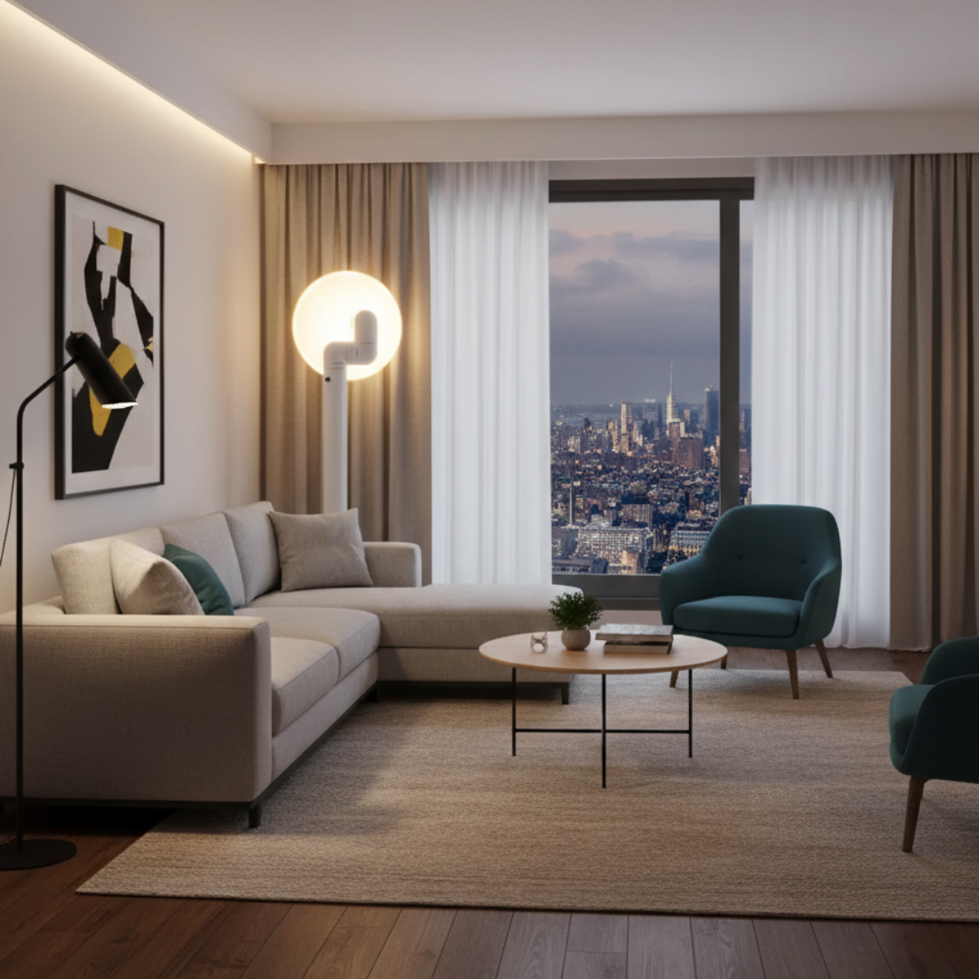 Lampa Akcentowa w Stylu Nordic z Wzorem Rury Wodnej do Nowoczesnego Wnętrza