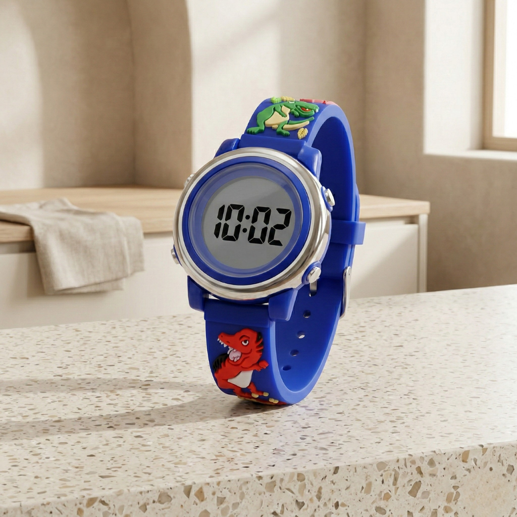 Kids Smartwatch With Alarm And Water-Resistant Build
