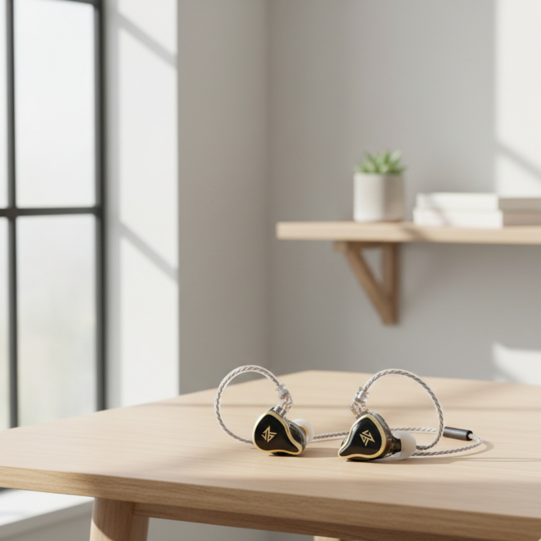 KZ ZAS Hybrid Wired Earphones For HiFi Sound Quality