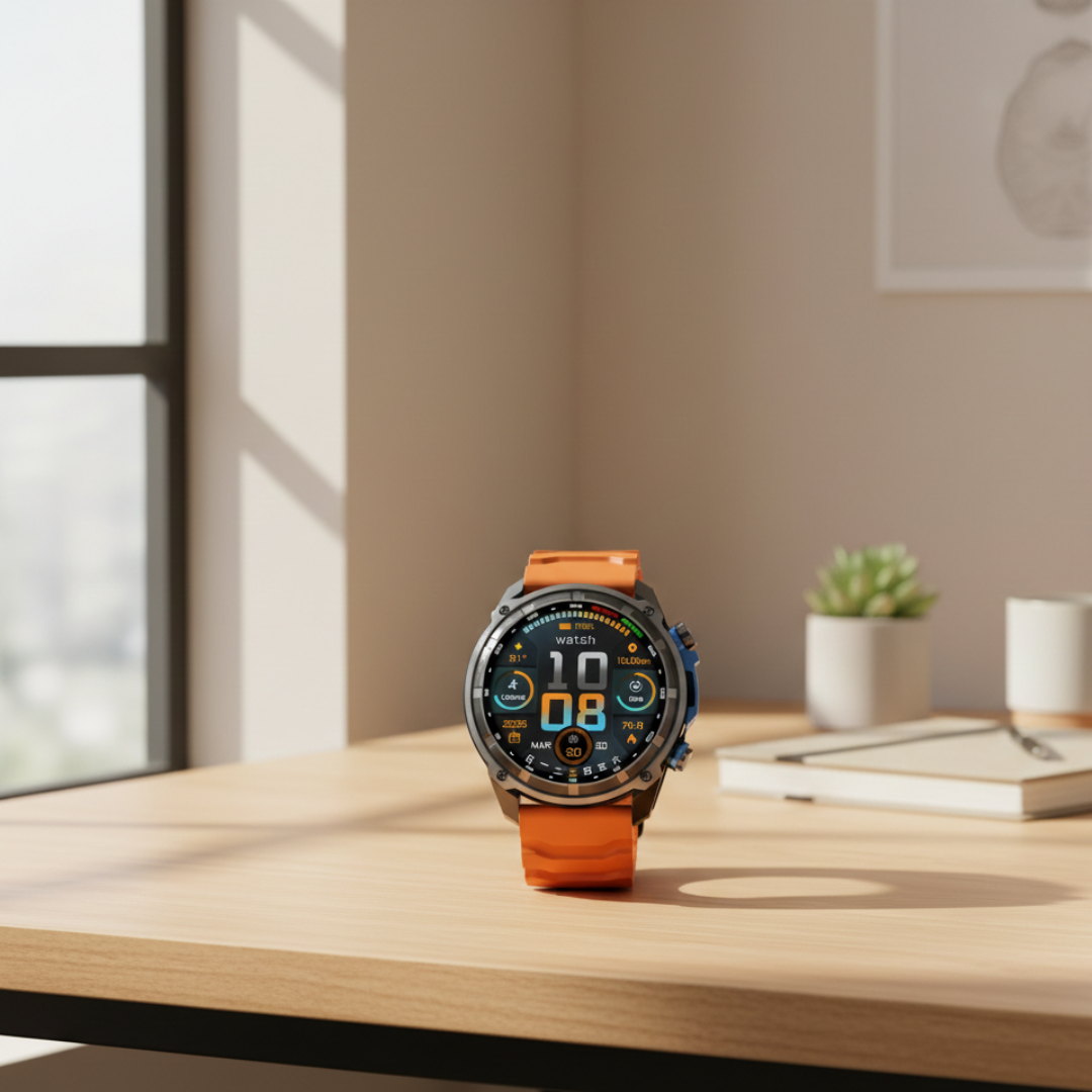 Smartwatch GPS do użytku na zewnątrz z mapami offline, wodoodporny zegarek sportowy