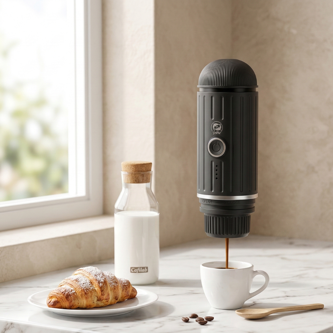Portable Espresso Maker for Camping and Outdoor Trips