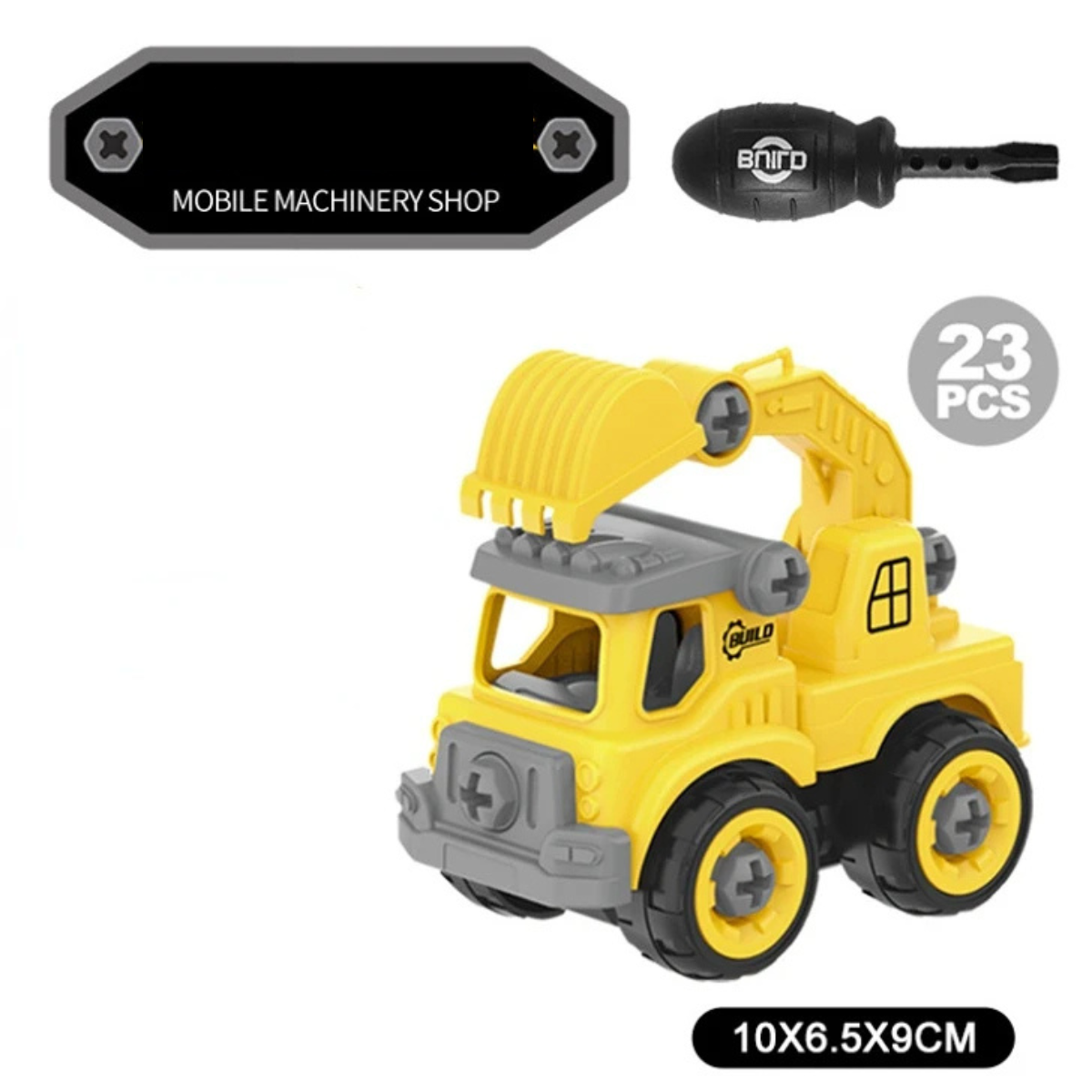 BuildMate | DIY Construction Trucks Playset For Engineering And Imaginative Play | Orntli