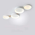 AstraLuma Ceiling Lamp With White And Gray Metal Finish
