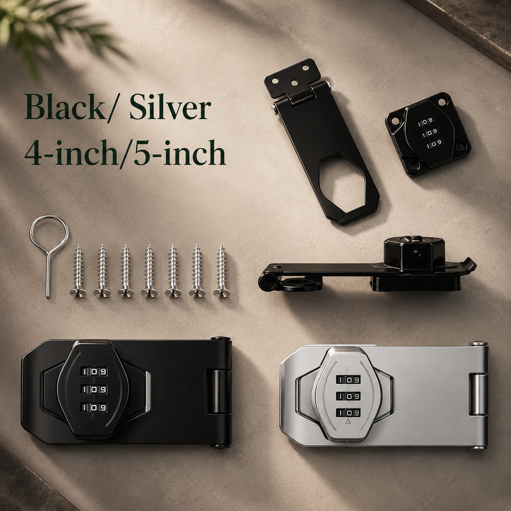 3-Digit Cabinet Lock Replaces Standard Cam Locks In Drawers And Cabinets