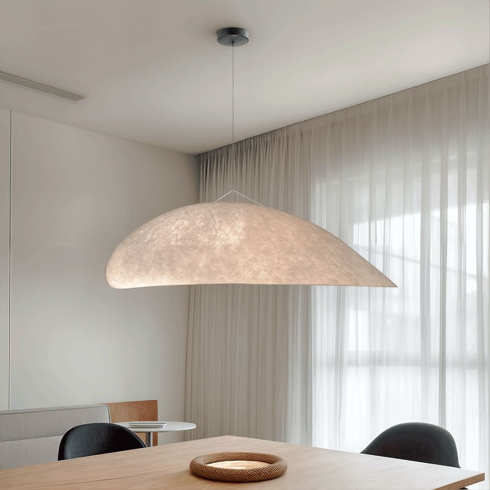 Vertigo-Blatt-Kronleuchter | Kartoffelchip-Lampe