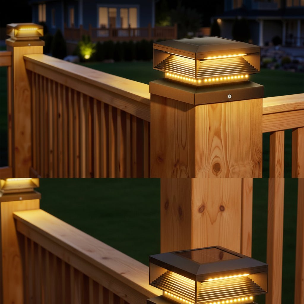 SHINEFLOW Solar Post Lights For Patios And Decks And Garden Paths