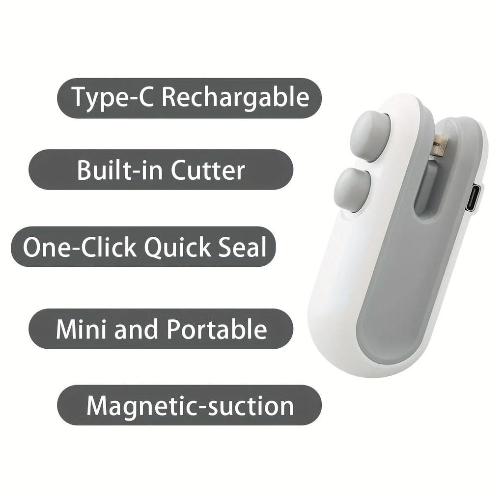 NovaSeal Pocket Bag Sealer Manual Keeps Food Fresh for Home Cooks