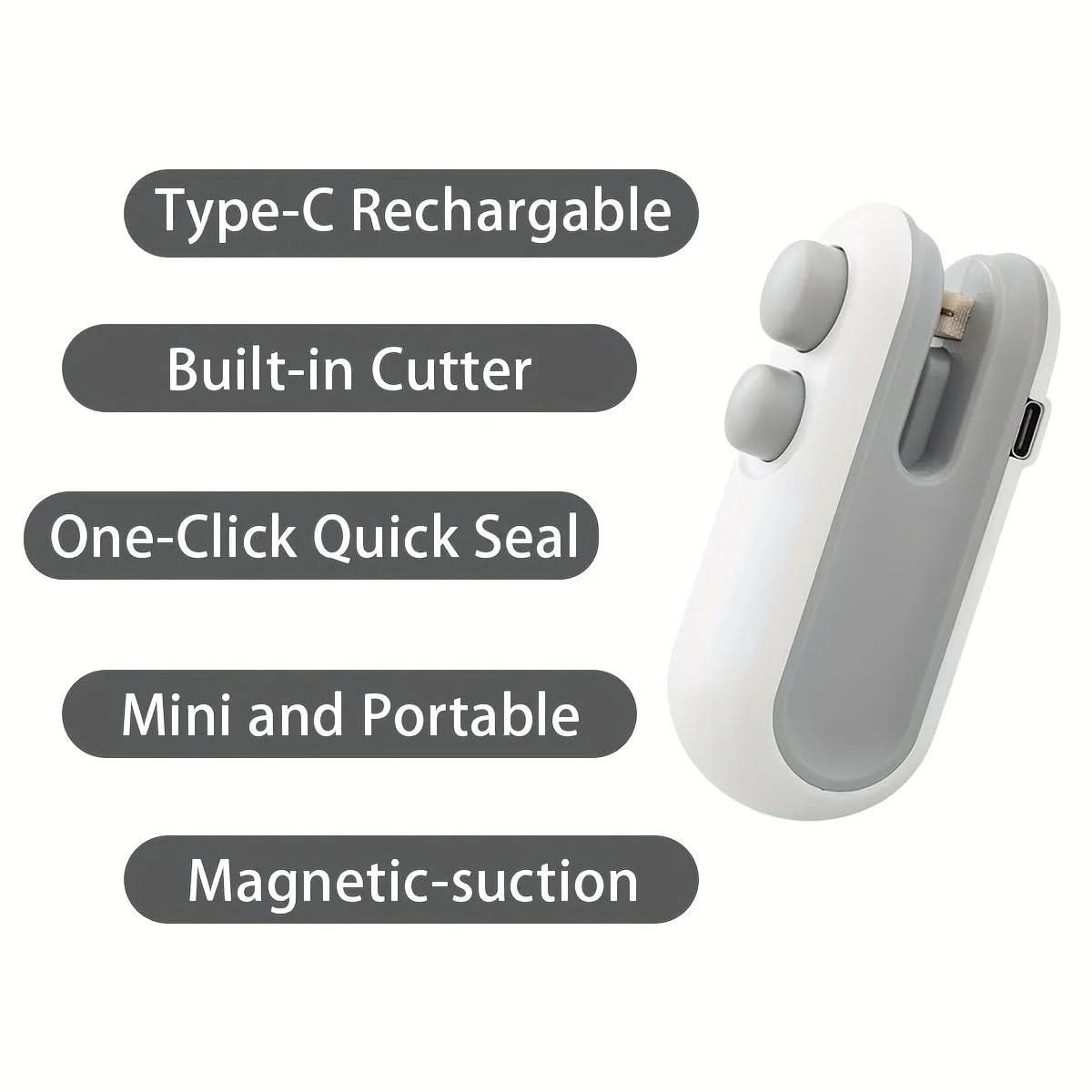 NovaSeal Pocket Bag Sealer Manual Keeps Food Fresh for Home Cooks