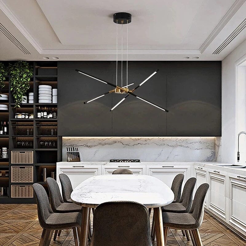 Lustre en fer angulaire Nexa Elite Éclairage