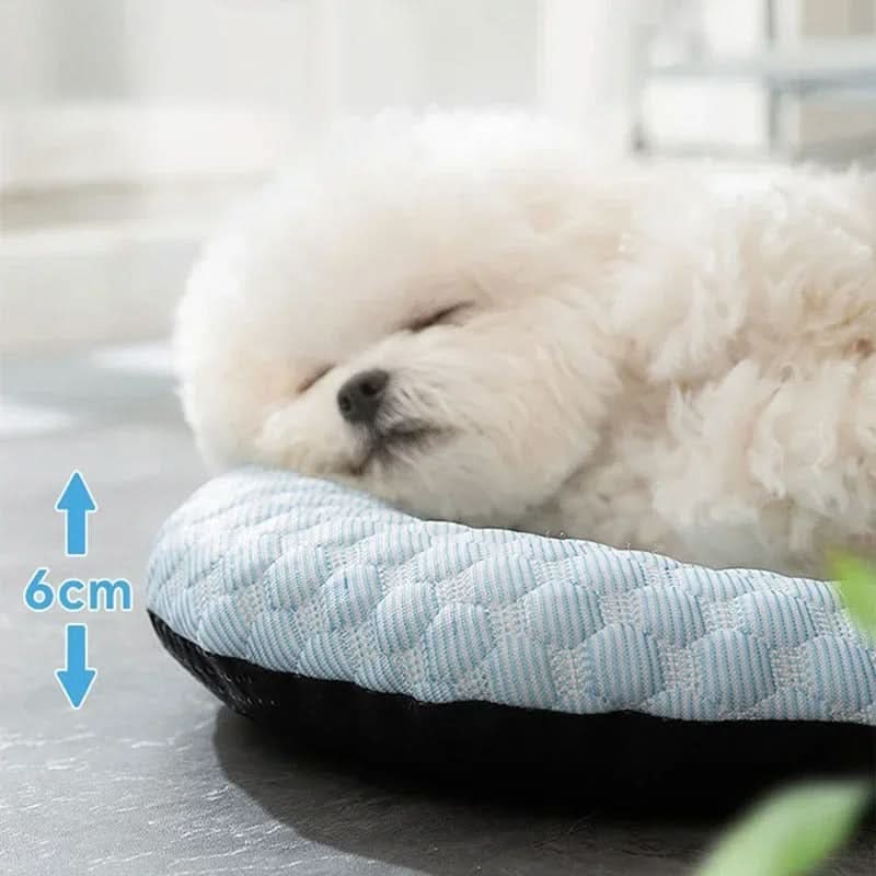 AeroNest Cooling Pet Mat Cloud Shape for Summer Comfort