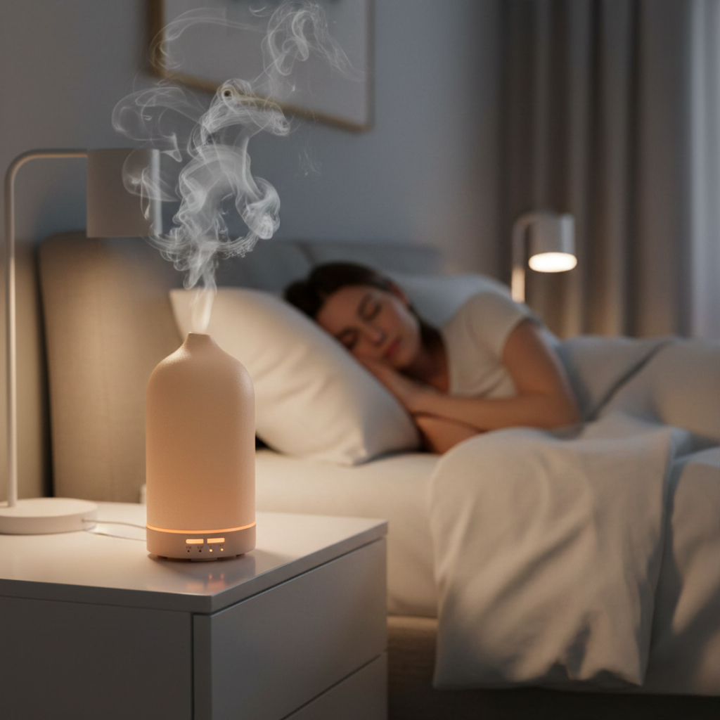 Dekorativ keramisk diffuser til aromatiske olier derhjemme