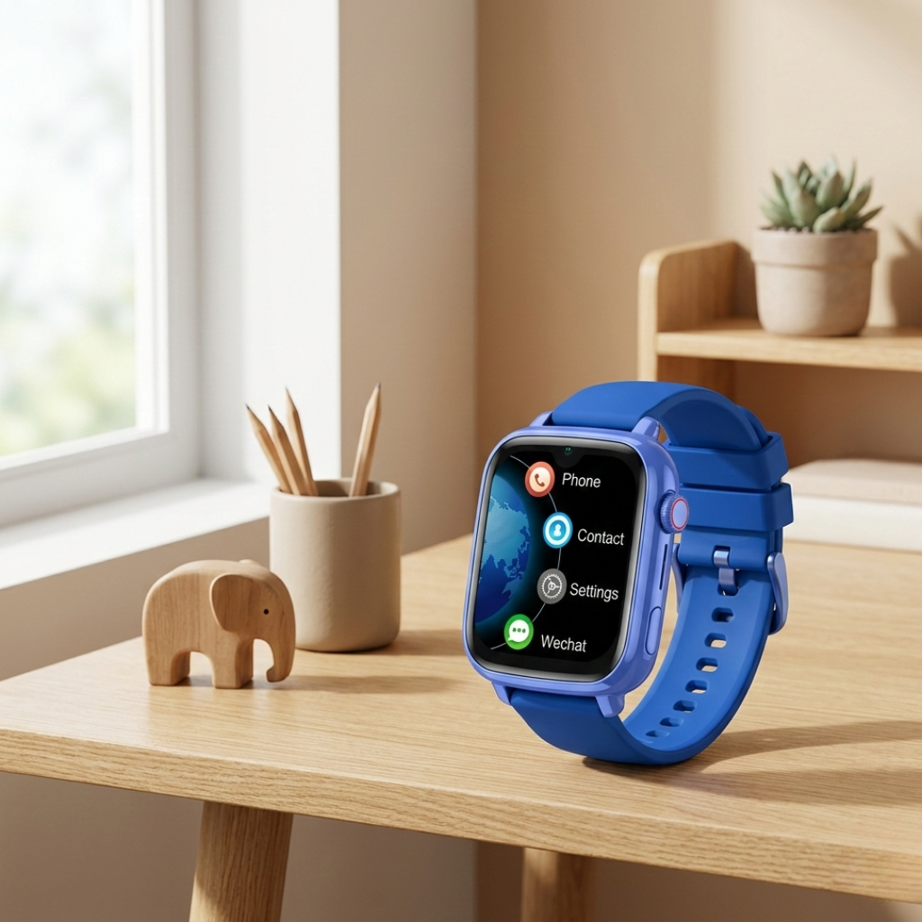 Kinder 4G GPS-Smartwatch mit sicherer Standortverfolgung für Eltern