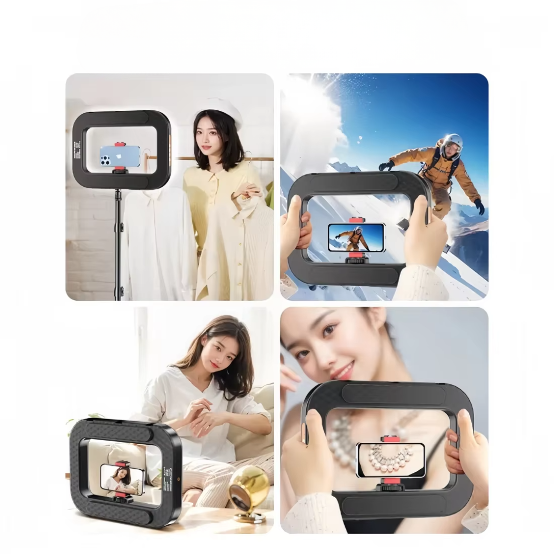 Handheld Portable LED Light Ring For Photography And Video