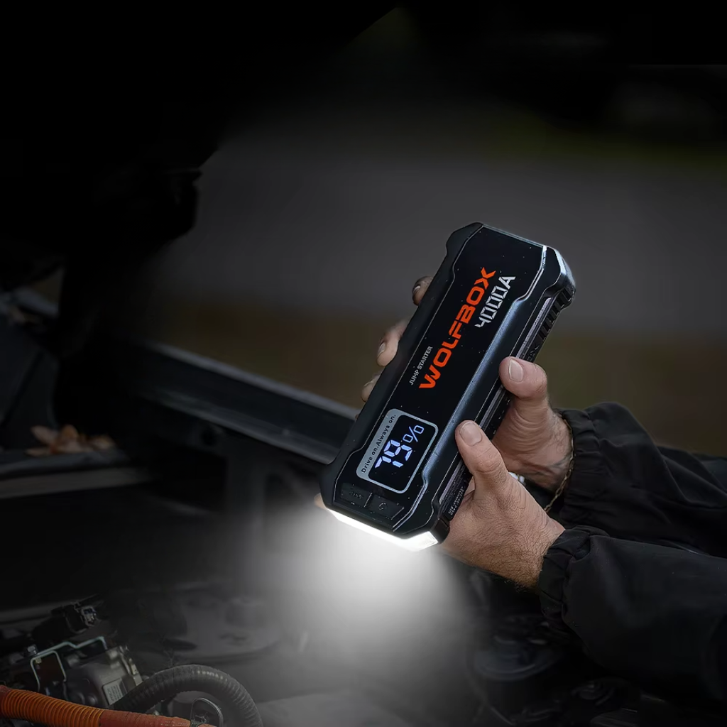 Portable Car Battery Jump Starter 4000A 24000mAh For Quick Vehicle Start
