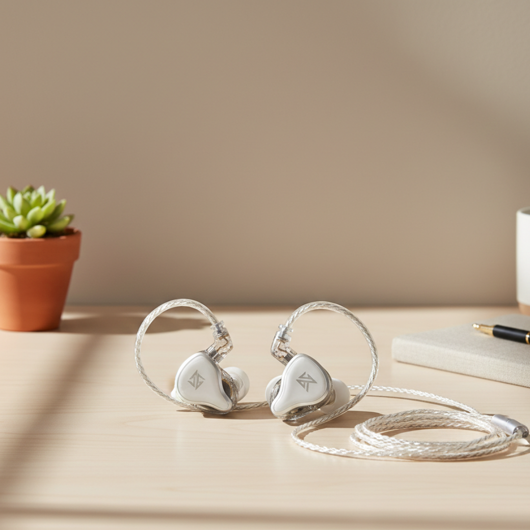 KZ ZAS Hybrid Wired Earphones For HiFi Sound Quality