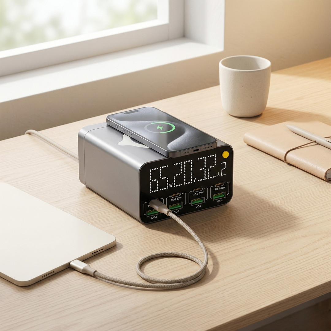 Versatile USB Charger Station With Multiple Ports For Electronics