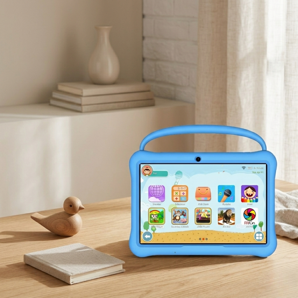 Tableta para niños de 10 pulgadas para aprendizaje y uso seguro en casa