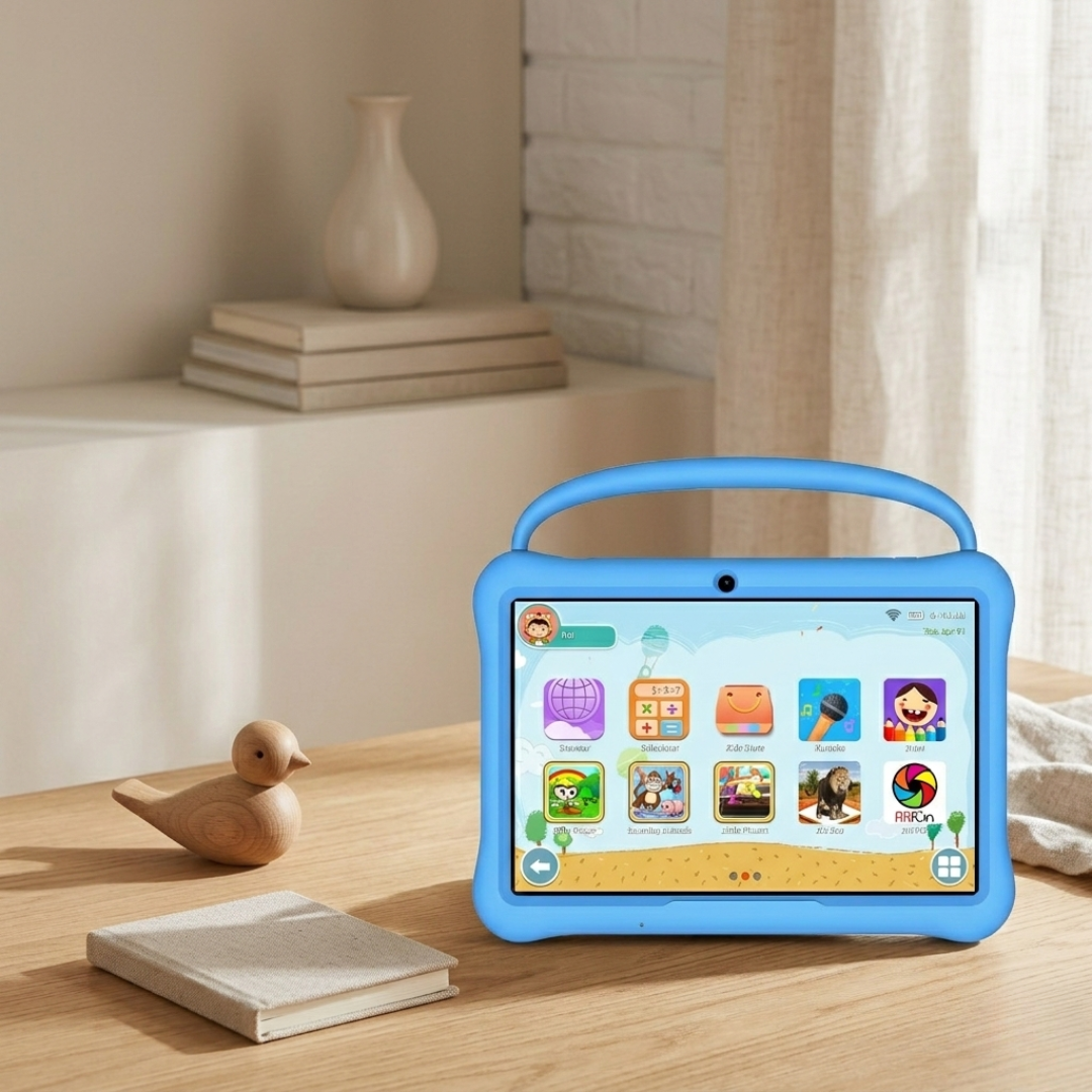 Tableta para niños de 10 pulgadas para aprendizaje y uso seguro en casa