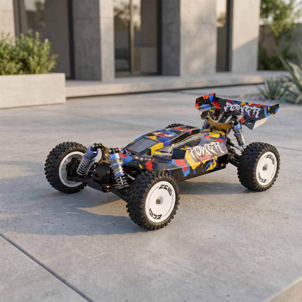 RC auto 1:12 bezkartáčové 4WD do terénu dosahující rychlosti 75 km/h