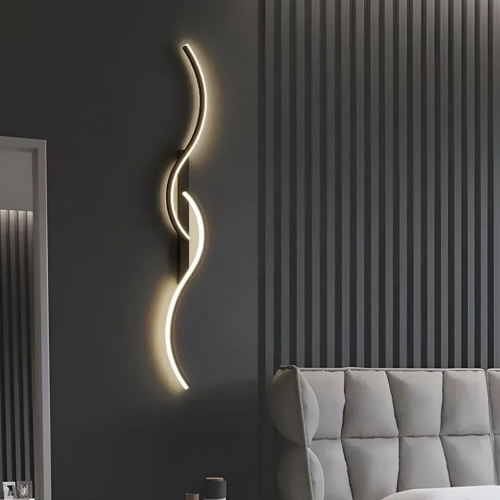 LumaArc LED Wall Light | Modern Curved Accent Lighting